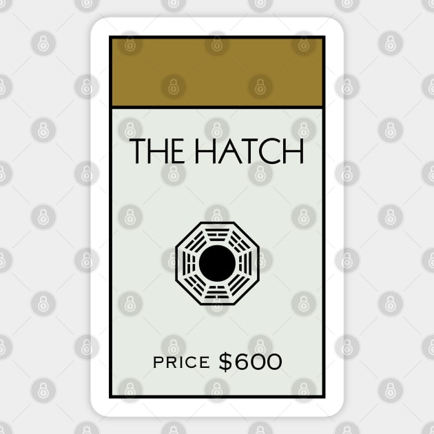 The Hatch Property Card Sticker by huckblade